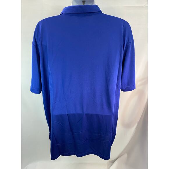 Peter Millar Summer Comfort Polo Shirt 2XL Blue White Striped Performance - Picture 2 of 8